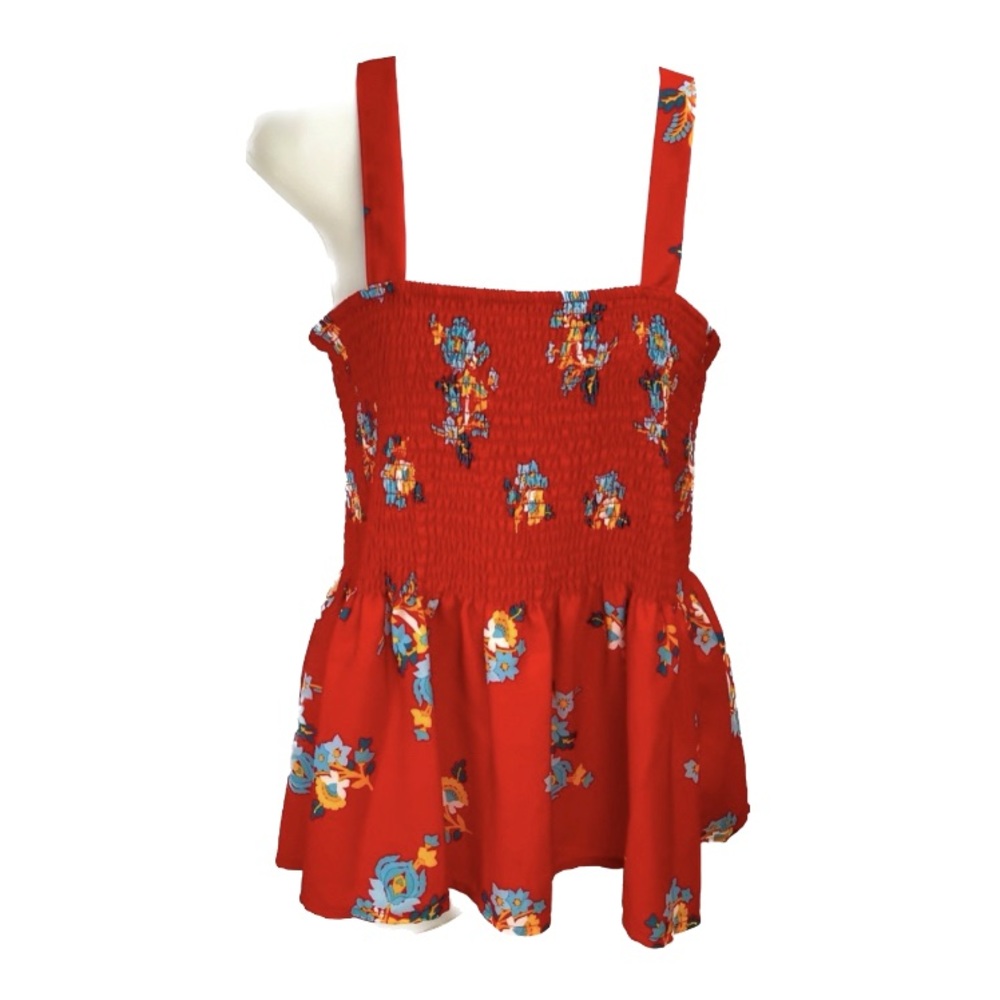 $5 Bundled💥 NEW Liberty Love Red Floral Tank Sz Jr XL Bin i